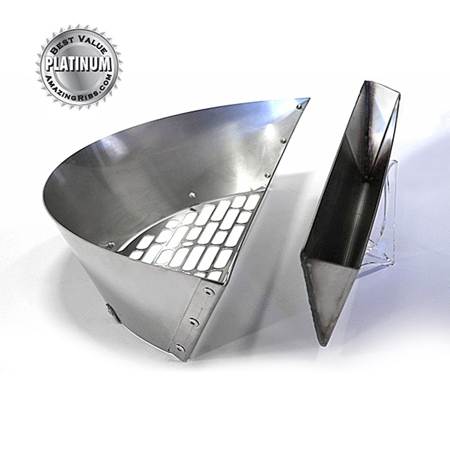 Корзина для копчения SnS Deluxe для грилей 57 см Корзина для копчения Slow ‘N Sear Deluxe для грилей 57 см в разборе