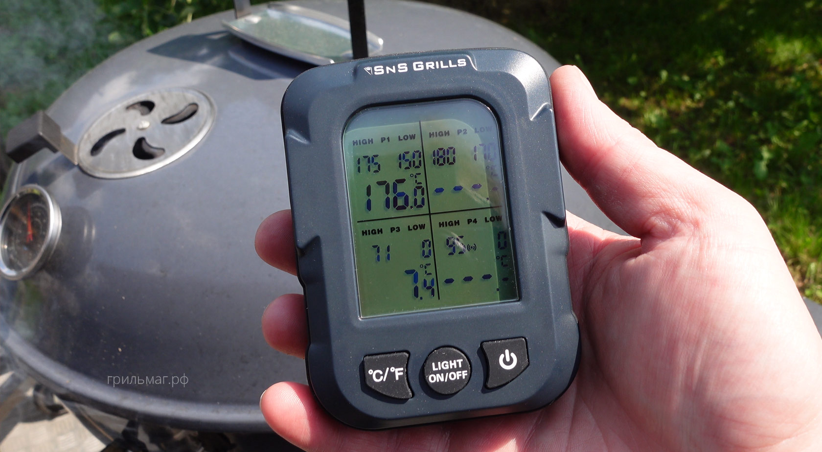 Как пользоваться термометром для мяса и щупом для решетки показания на снс-500