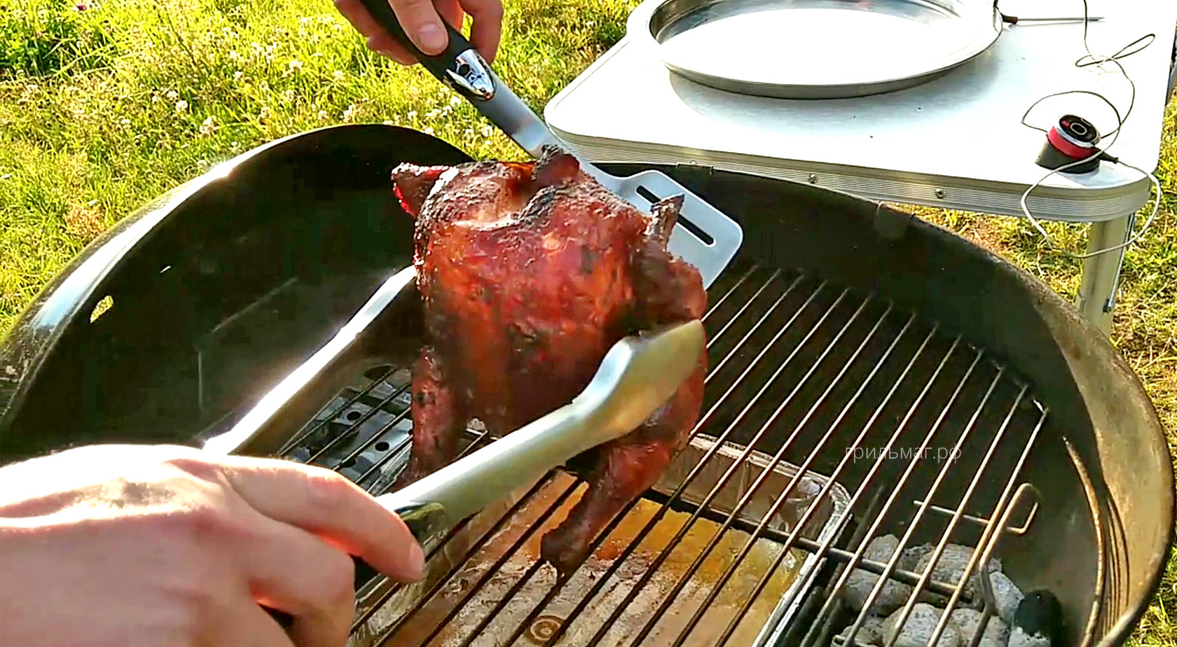 5 полезных аксессуаров, чтобы приготовить курицу на гриле поддон, курица на гриле