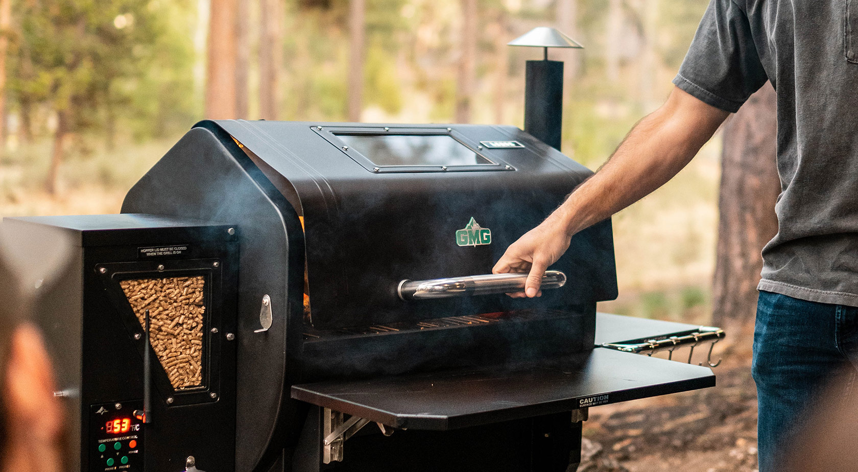 Как работает пеллетный гриль GMG готовка на пеллетном гриле gmg trek