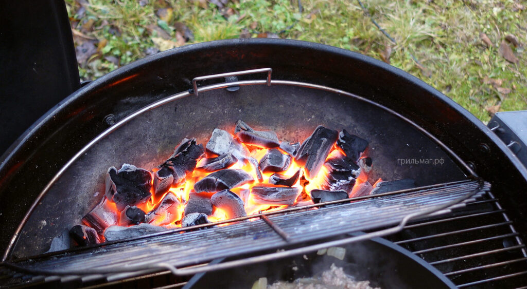 корзина sns в гриле weber