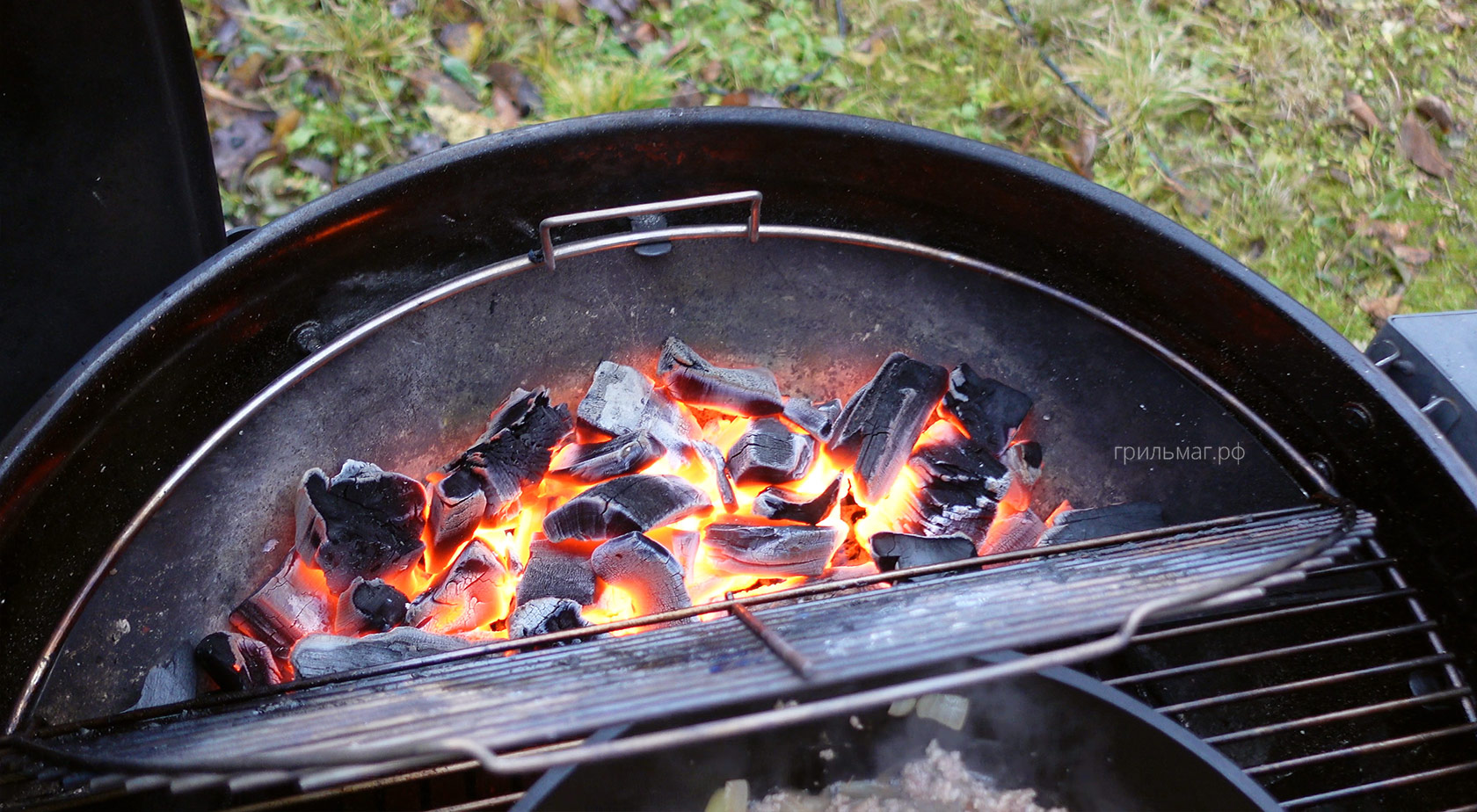 корзина sns в гриле weber