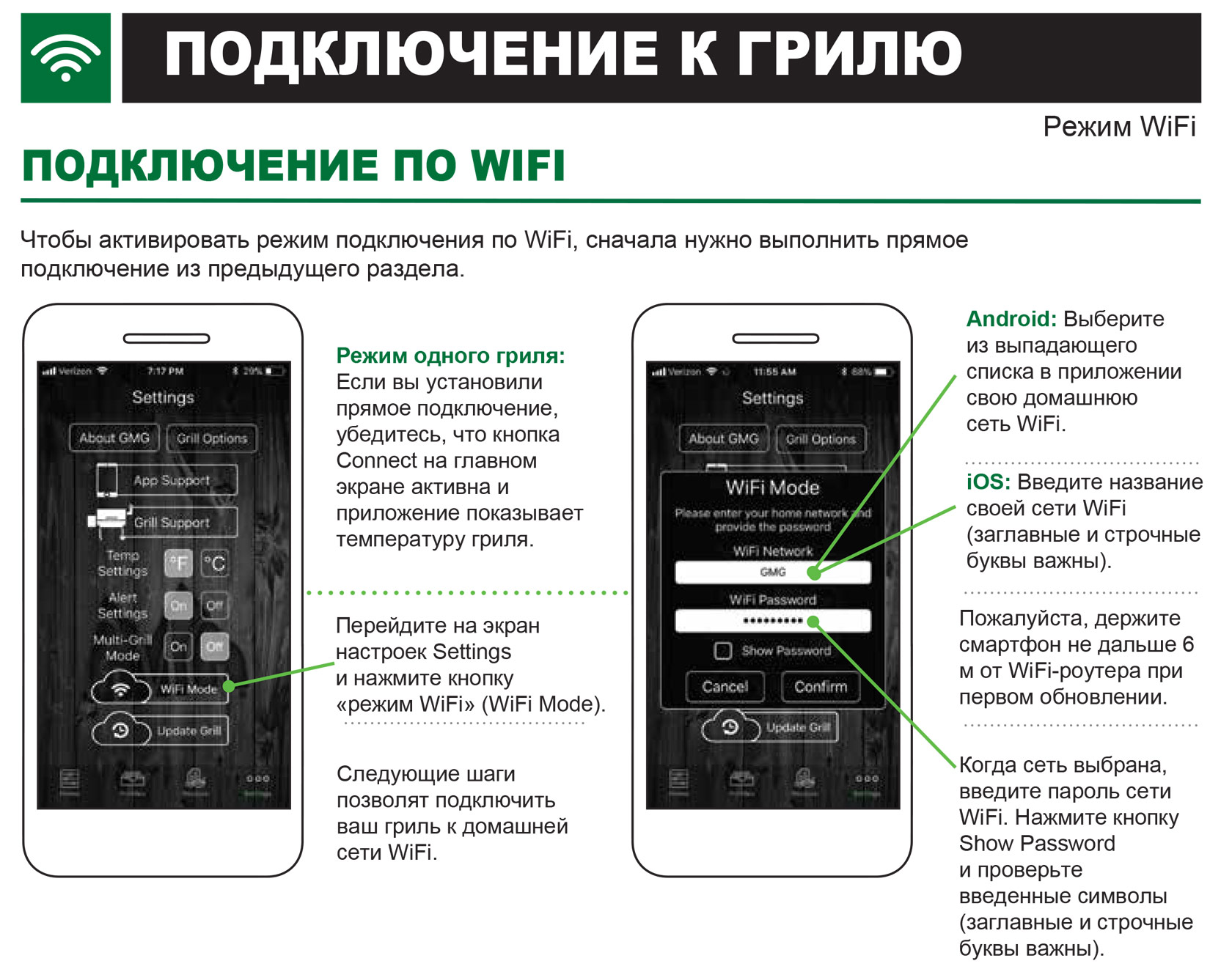 Как работает удаленное управление грилем GMG инструкция подключения приложения