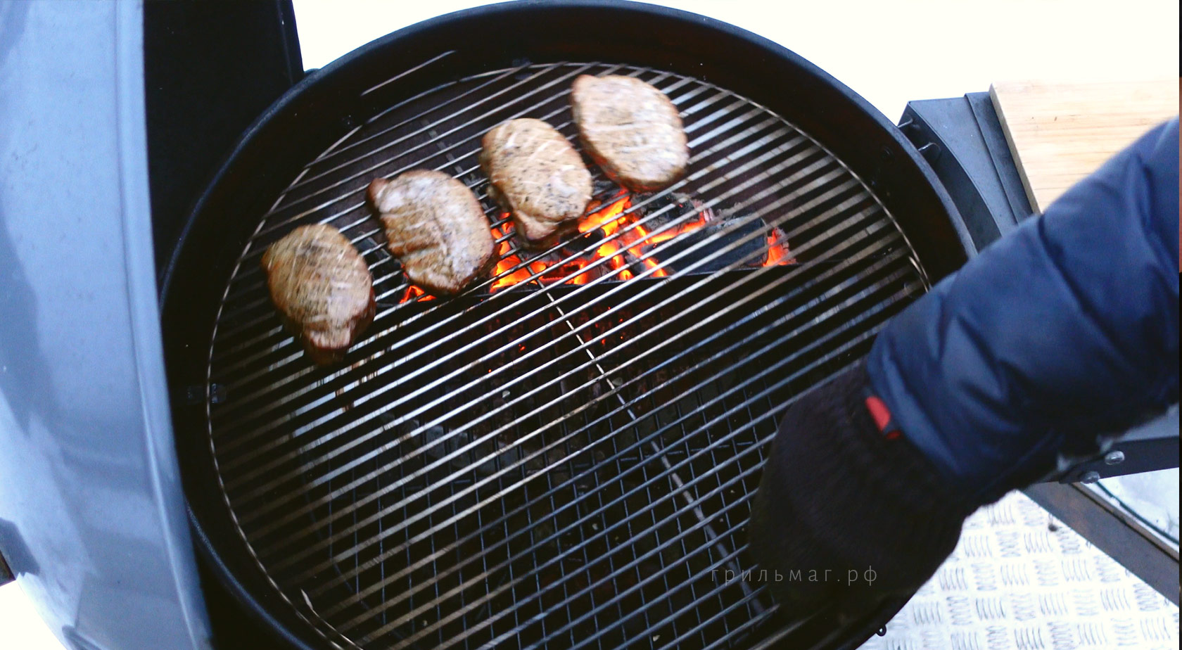 Обзор угольного гриля SnS Kettle Обзор угольного гриля SnS Kettle