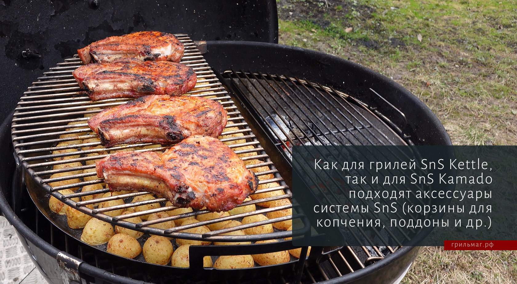 Угольные грили SnS: чем отличаются Kettle и Kamado