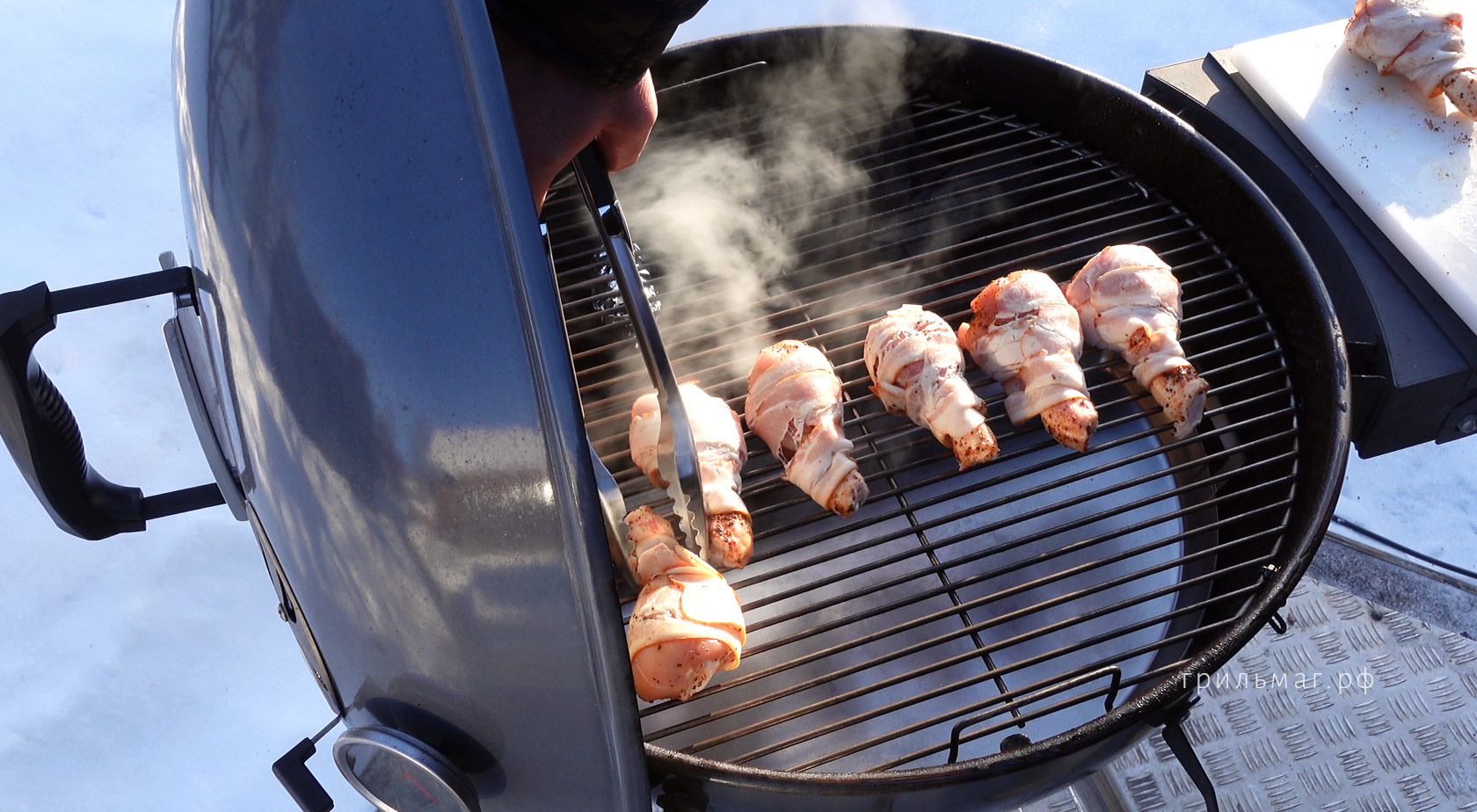 Как готовить на гриле зимой: 10 правил