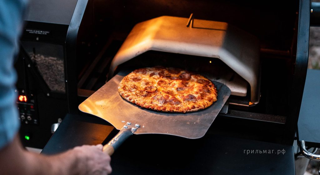 Как работает печь для пиццы для пеллетного гриля GMG