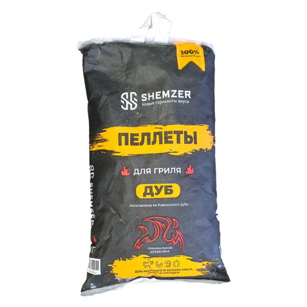 Пеллеты для гриля, дуб 100 %, Shemzer, 10 кг, б/мешок