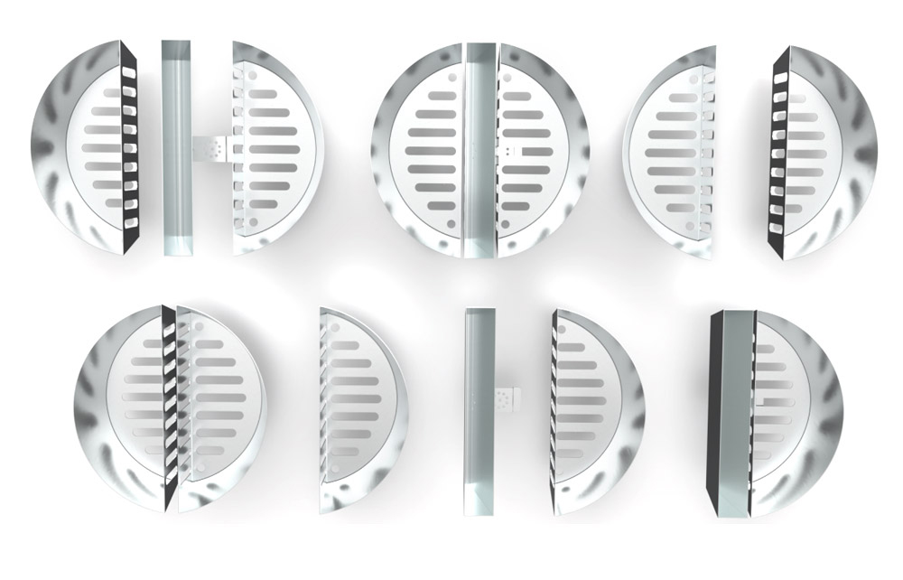 Лотки для угля SnS FireBaskets 2 в 1, нерж. Лотки для угля SnS FireBaskets 2 в 1, нерж.