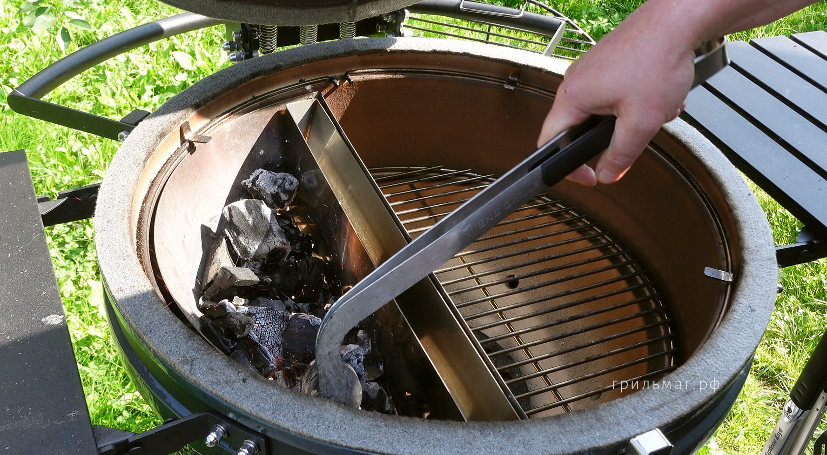 Как работает гриль SnS Kamado