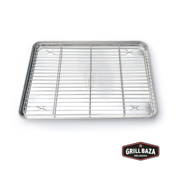 Многофункциональный поддон с решёткой Grillbaza, нерж.