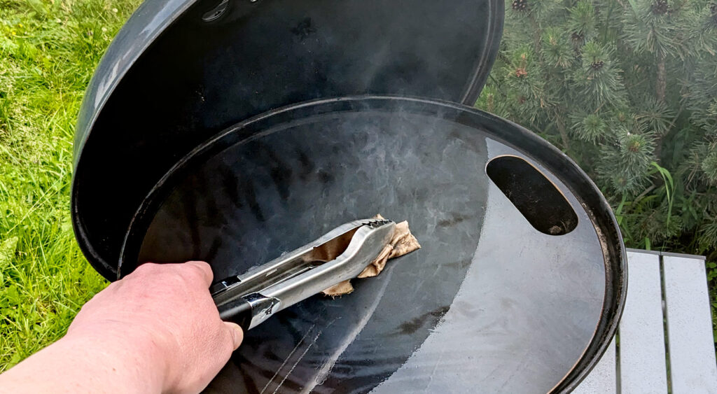 Как обжечь планчу SnS для гриля